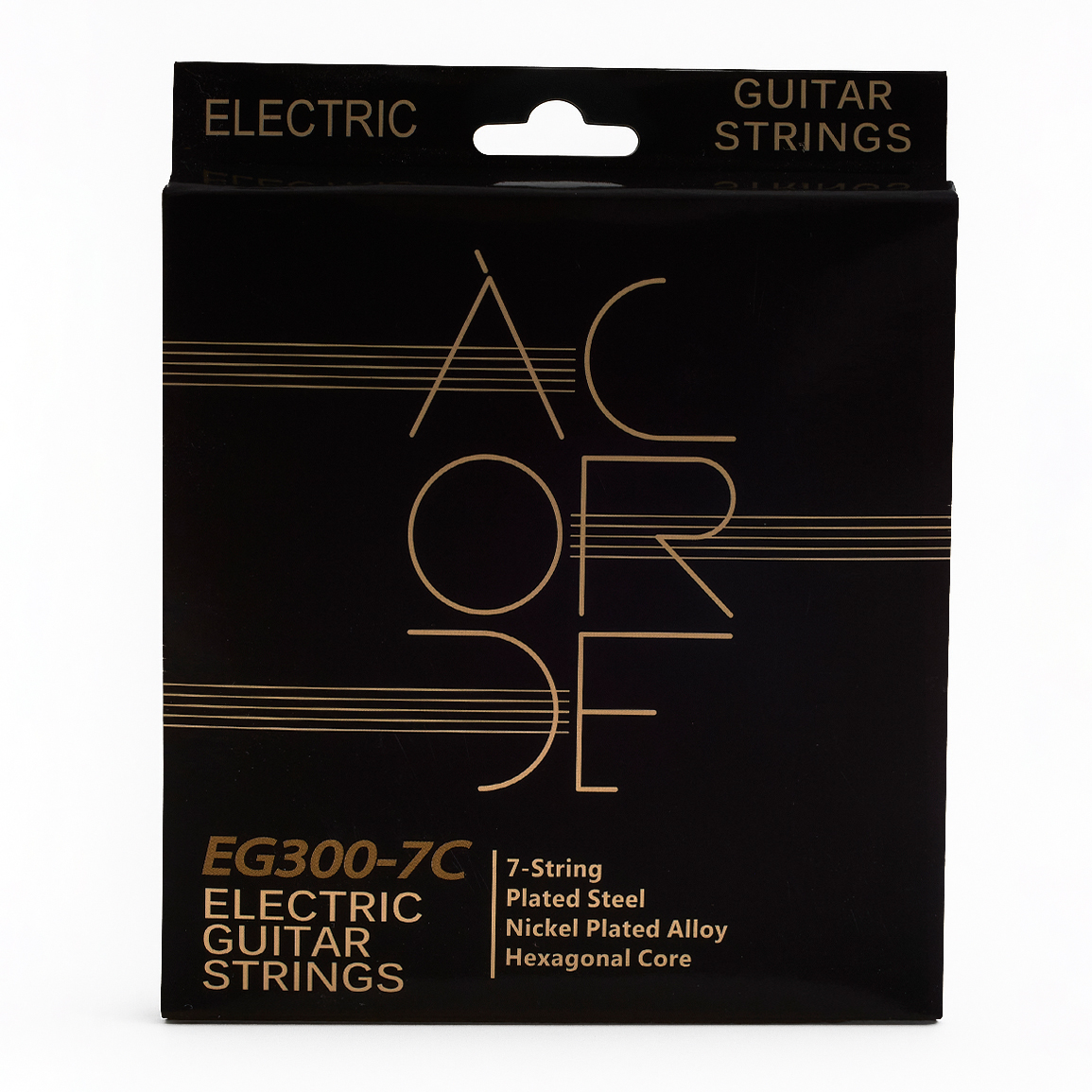 Encordado A-Corde EG300-7C Encordado Guitarra Eléctrica 7 Cuerdas