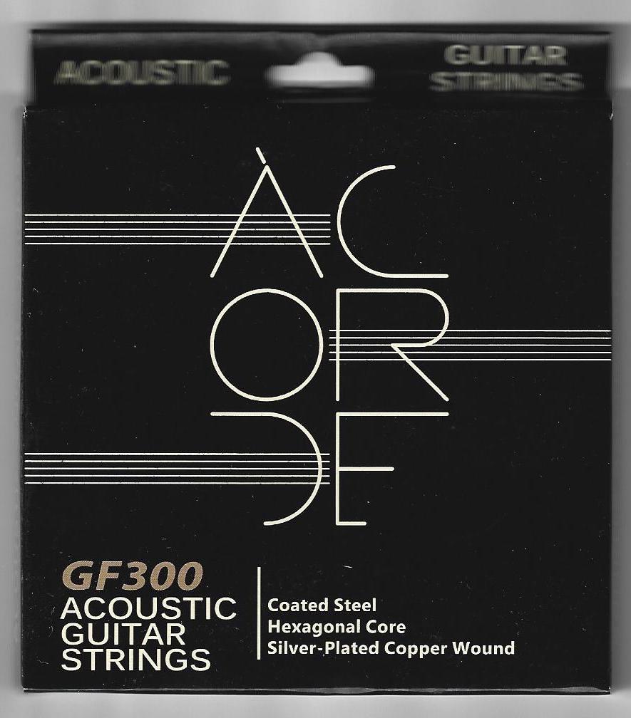 Encordado A-Corde GF300 Cuerdas Guitarra Acústica 6 Cuerdas