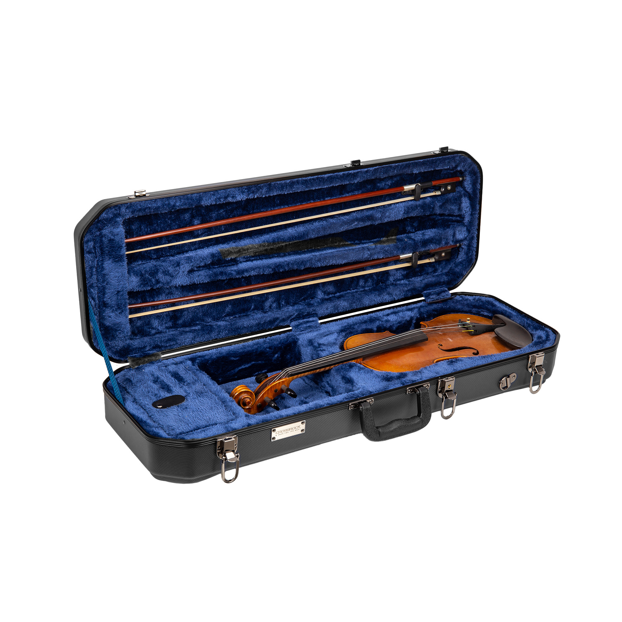 Estuche Crossrock CRA860VFBK Fibra Estireno Rectangular Violín