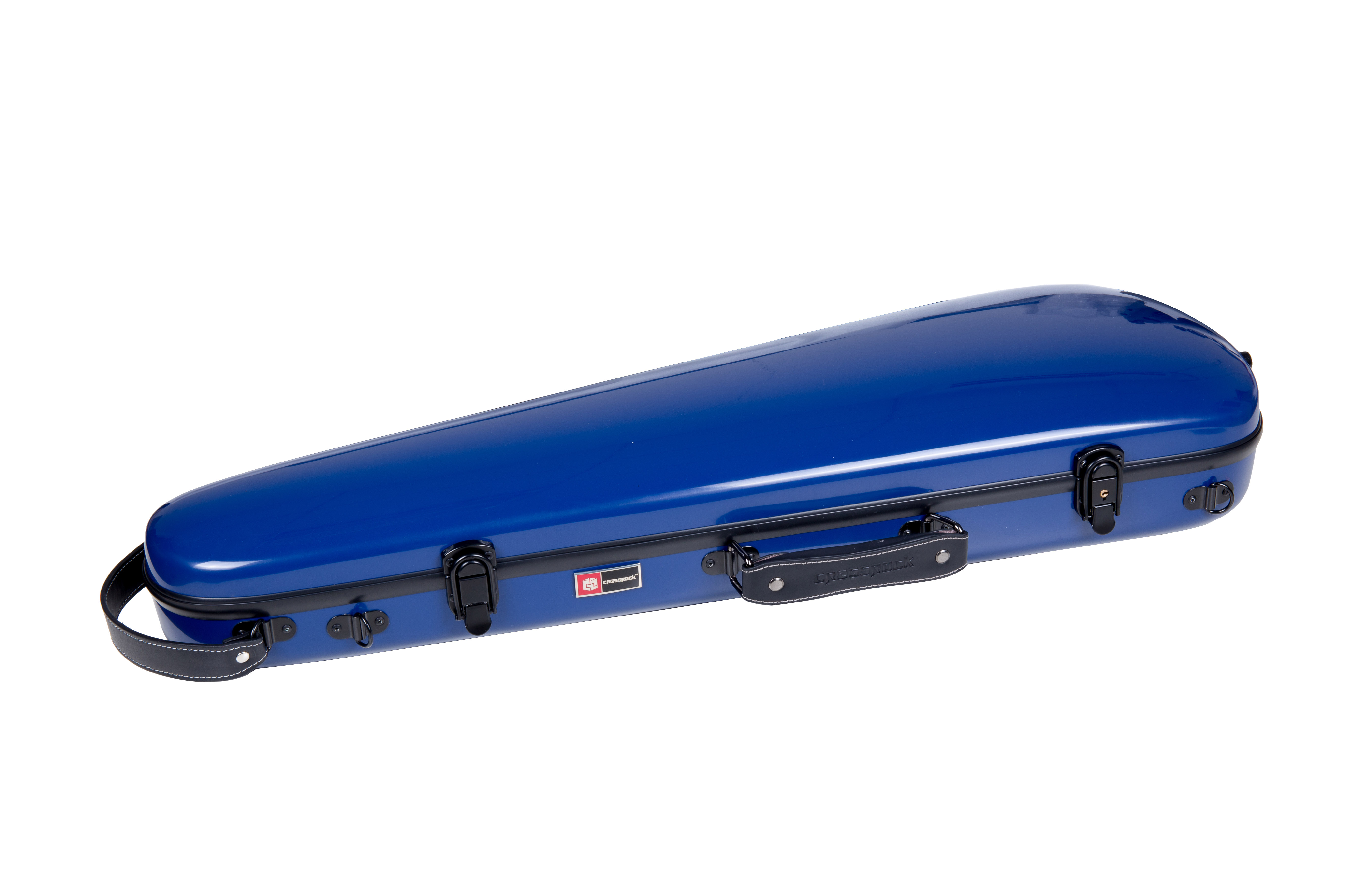 Estuche Crossrock CRF1020VNBL para Violín Fibra Vidrio Triangular Azul