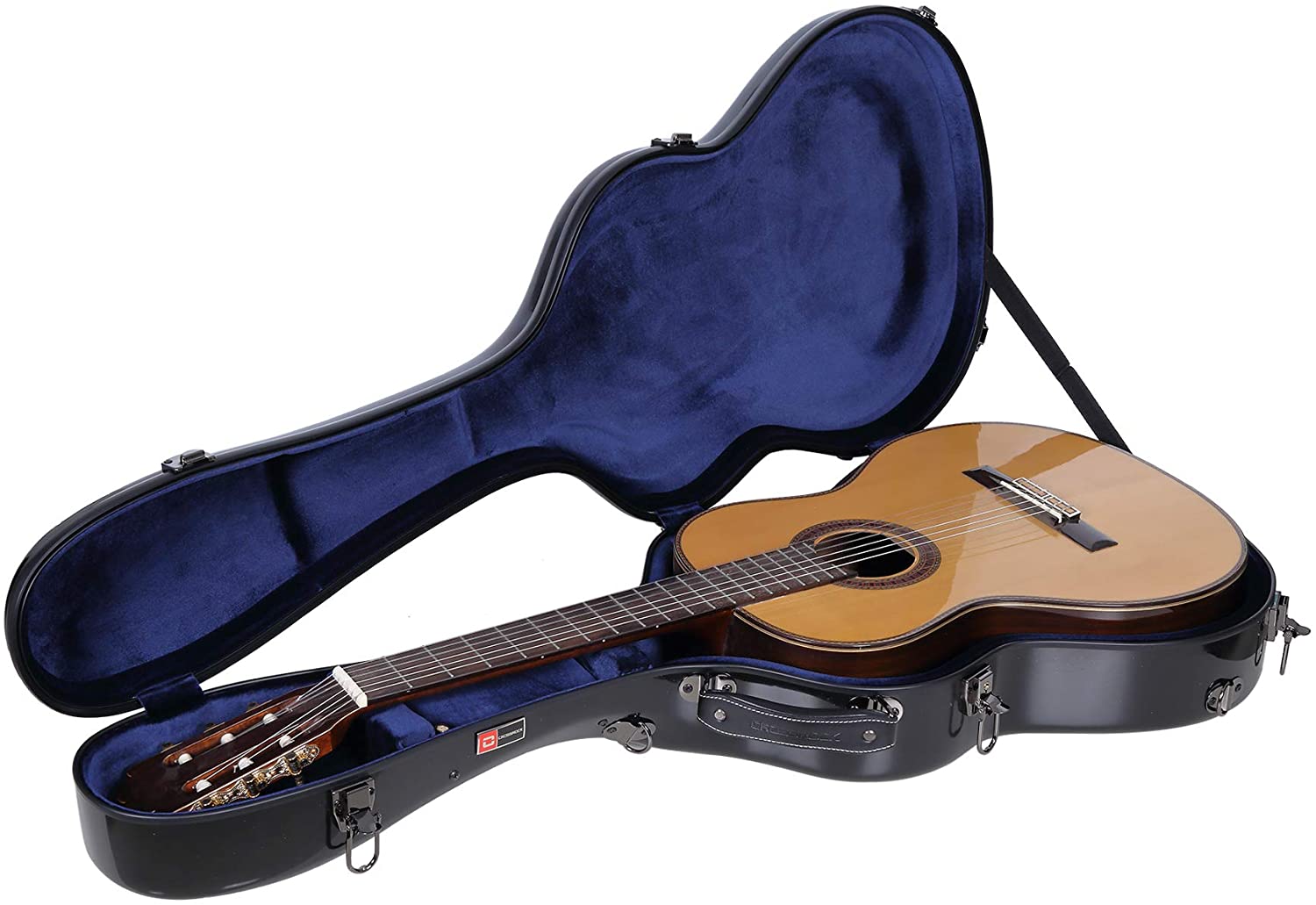 Estuche Crossrock CRF2020CBK Fibra Vidrio Guitarra Clásica Negro