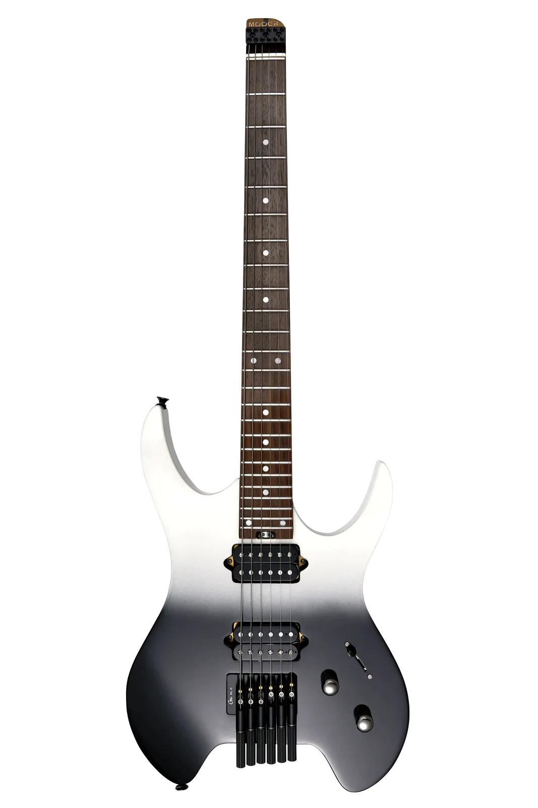 Guitarra electrica Mooer MHL50 Negro Blanco
