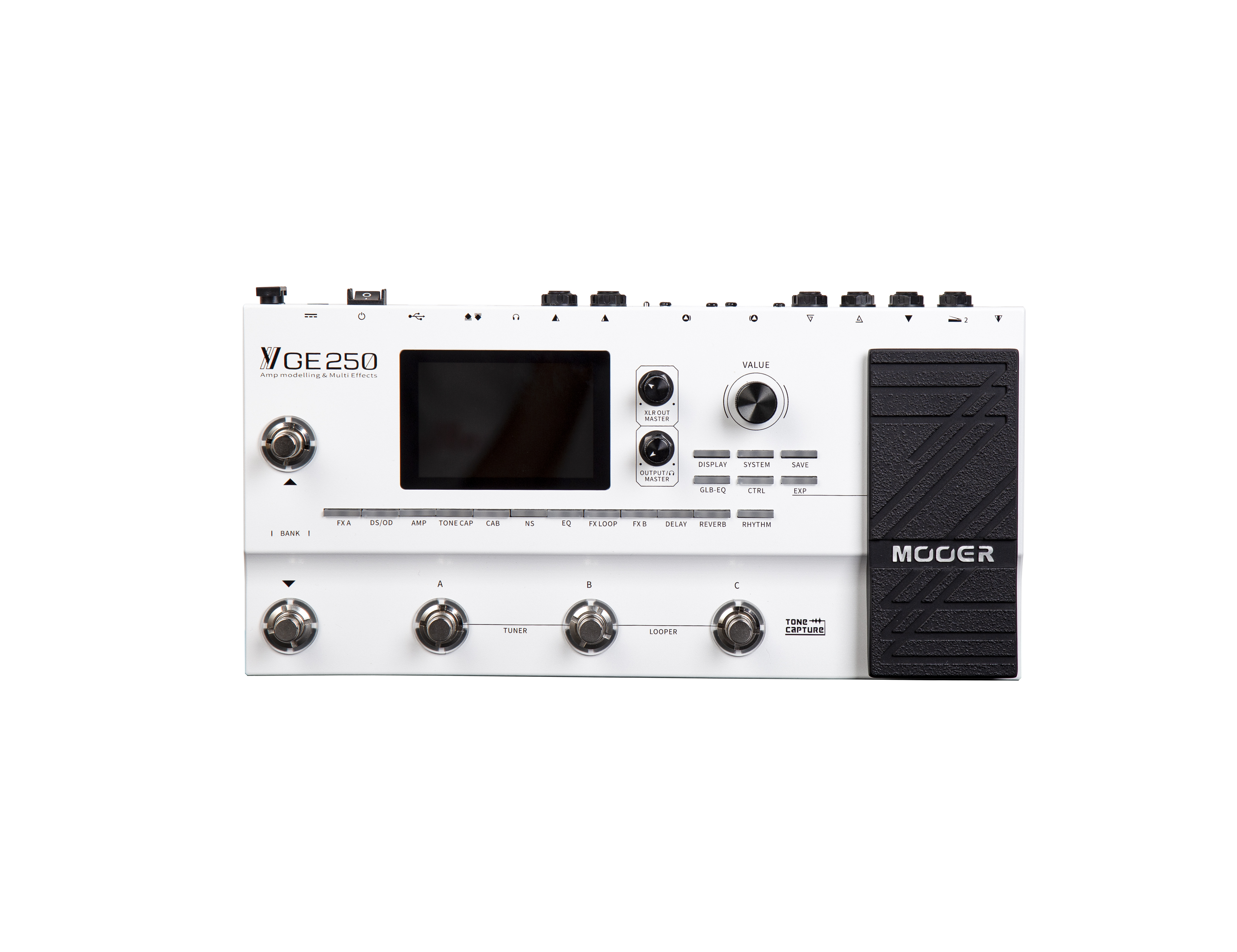 Pedalera Mooer GE250 Pedal Multiefectos